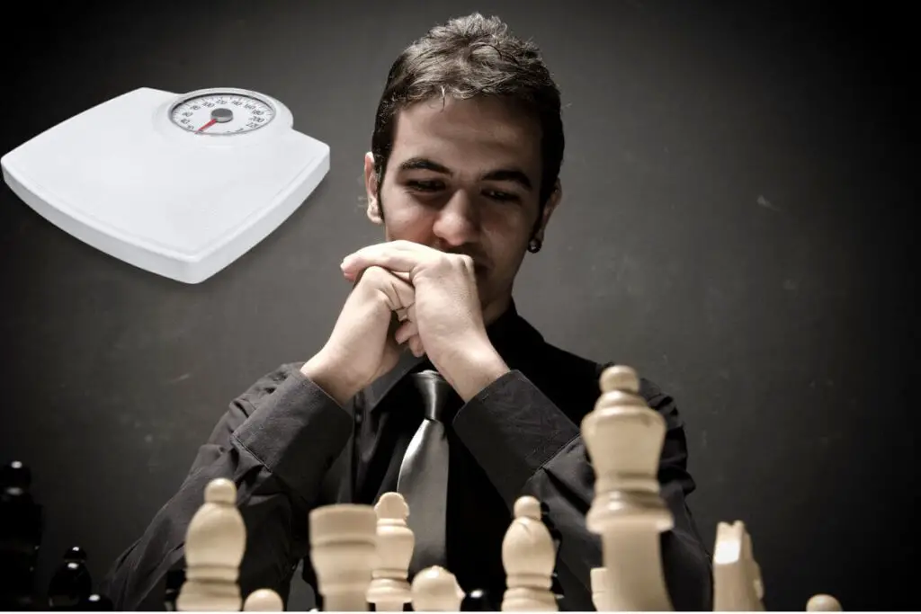 Chess grandmasters lose weight and burn calories from stressful games