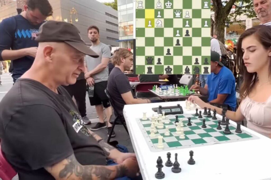 Can a street chess player who plays for money win against